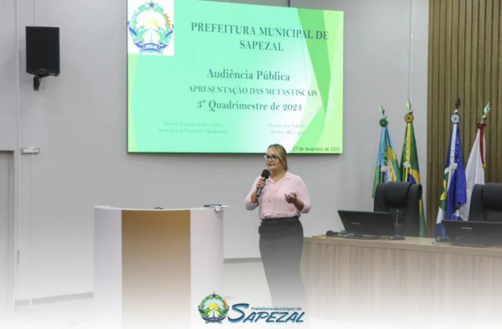 Realizada a Audiência Pública para a Apresentação das Metas Fiscais do 3º Quadrimestre de 2024